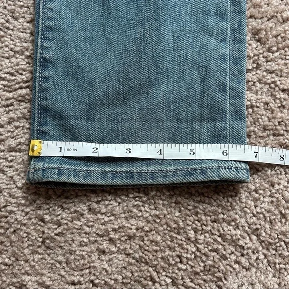 Lucky Brand Sweet Crop Medium Wash Distressed Jeans Size 4 - Picture 11 of 12